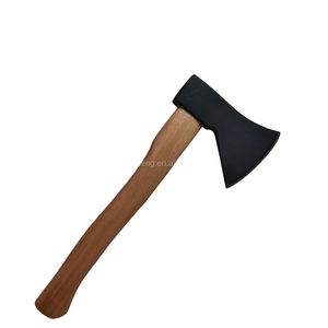 Hache à tête polie brillante et tranchante avec manche en bois lisse pour outils de charpentier - Product Image 5