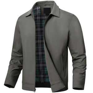 Veste coupe-vent sur mesure en gros, fermeture éclair, imperméable, légère, pour hommes, course à pied, extérieur, style classique, veste tendance pour hommes - Product Image 1
