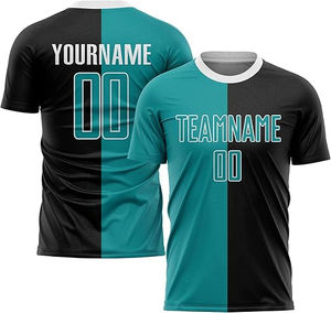 Camiseta de Fútbol Personalizada de Alta Calidad para Hombre, Secado Rápido, Ligera, para Entrenamiento, Nuevo Diseño, Impresión por Transferencia de Calor, Venta al Por Mayor a Bajo Precio - Product Image 2