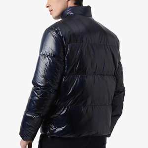 Veste matelassée pour hommes entièrement personnalisée et imperméable coupe-vent matelassée en duvet d'extérieur mode Slim Fit vestes d'hiver en gros OEM ODM - Product Image 2