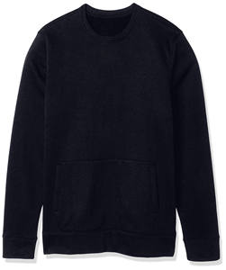 Basics Hommes Sweat Pull Ras Du Cou Avec Poche Kangourou En Gros Personnalisé coton mélangé Pull - Product Image 1