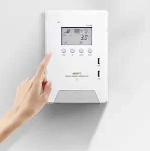 Contrôleur de chargeur MPPT 60A Système d'alimentation Contrôleur de charge MPPT 60A Onduleur solaire hybride à onde sinusoïdale pure 3kW