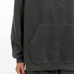 Vêtement décontracté à prix avantageux avec capuche réglable pour l'hiver, prix d'usine pour les acheteurs en gros, design avec poches kangourou et capuche 2026 - Product Image 3