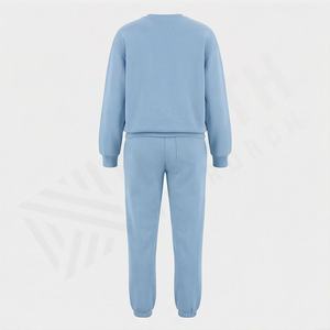 Ensemble de survêtement deux pièces pour femmes de qualité supérieure, 100% coton, motif de personnage, hauts courts, athlétique, gym, course à pied, jogging - Product Image 2