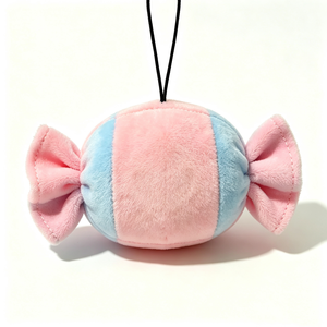 Customized Candy Plush Pouch, <b>Sweet</b>‑Shaped Plush Coin Purse, Candy‑Themed Plush Zipper Bag - Product Image 5