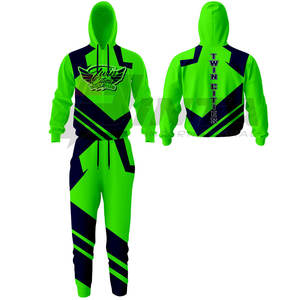 Último diseño Causal Wear Warmup Chándal Manga larga Color sólido Chándal personalizado Warmup - Product Image 3