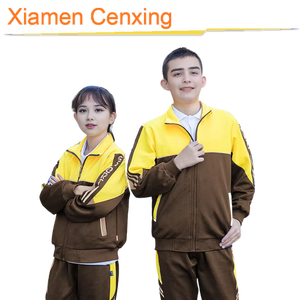 ชุดวอร์มโปโลสีส้มออกแบบได้ตามต้องการชุดกีฬาที่ทันสมัยและสวมใส่สบายสำหรับเด็กและวัยรุ่น100ปรับแต่งโลโก้ได้ตามต้องการ - Product Image 4