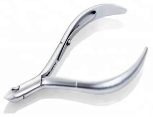 Pince à cuticules en acier inoxydable ANAAIF de haute qualité de qualité professionnelle coupe-ongles à lame incurvée pour ongles outils de manucure - Product Image 5