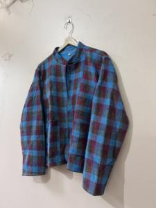 Chaqueta Kantha Hecha a Mano, Estilo Vintage, Camisa de Algodón Cosida a Mano, Estilo Boho - Product Image 4