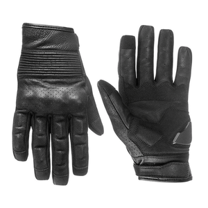Guantes de moto de cuero genuino personalizados de invierno negro para Unisex-Ropa de carreras de automóviles impermeable y transpirable - Product Image 1