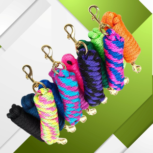 Laisse de cheval en polyester souple et durable, trois couleurs, avec taille personnalisable pour les courses, vêtements équestres, style western - Product Image 5