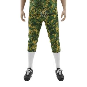 Conjunto de uniforme de béisbol de camuflaje verde al por mayor, ropa de equipo personalizada de poliéster sublimado para hombres y jóvenes - Product Image 6