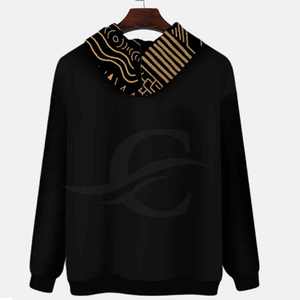 Sweat à capuche d'hiver pour homme, logo personnalisé, impression numérique, polyester/coton respirant, couleur unie, prix de gros - Product Image 2