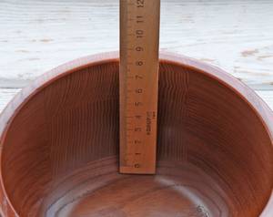 Cuenco de Madera para Hilos, Cuenco para Tejer con Orificios, Cuenco de Hilos Hecho a Mano, Regalo Perfecto para Amantes de la Tejeduría - Product Image 4