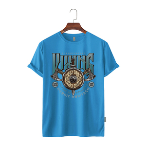 เสื้อยืดผู้ชาย เสื้อยืดพิมพ์ลาย แฟชั่นลำลอง ปี 2026 ผ้าฝ้าย ผู้ผลิต OEM บังกลาเทศ ผู้จัดจำหน่ายขายส่ง เสื้อผ้าคุณภาพสูง พร้อมโลโก้ - Product Image 1