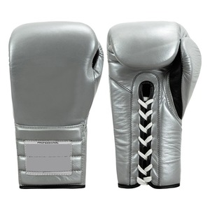 Gants de boxe en cuir PU de couleurs pures pour l'entraînement aux exercices de poinçonnage - Product Image 6