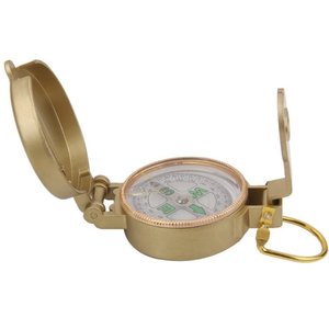Portable Travel Hiking Outdoor Camping Classic Brass Luminous Compass Pocket <b>Watch</b> Style Compass for Modern Theme - Product Image 3