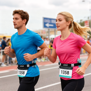 Cinto de Corrida para Maratona Mais Vendido - Bolsa de Cintura Leve e Respirável com Excelente Elasticidade, Suporte para Número de Corrida - Product Image 6