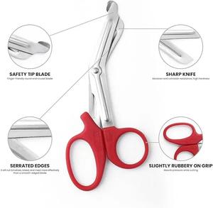 Tijeras Médicas de Alta Resistencia con Borde Dentado Tuff Cut |   Mango Ergonómico de Polipropileno |   Certificado CE ISO13485, Tamaño Pequeño para - Product Image 3