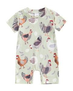 เสื้อผ้าเด็กทารกชุดหมีแขนกุดมีระบายสำหรับเด็กผู้หญิงชุดรอมเปอร์ผ้าฝ้ายสำหรับฤดูร้อน - Product Image 2