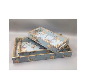 Eco-Friendly MDF Wood Printed <b>Tray</b> <b>Heat</b>-Resistant Wooden MDF Standard Quality for Home Kitchen for Tea Fruit <b>Food</b> Tabletop Use - Product Image 1