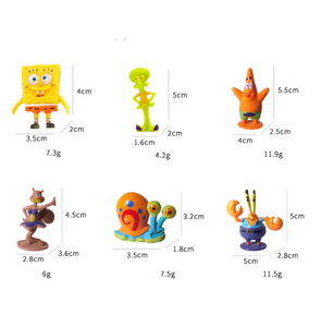 บ้านปลาหมึกสไตล์การ์ตูนสับปะรดภูมิทัศน์งานฝีมือทำจากยางพีวีซีตกแต่งตู้ปลาสไตล์มินิ - Product Image 6