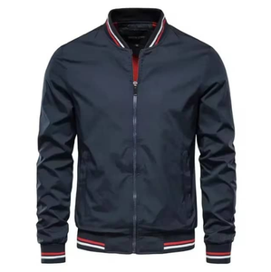 แจ็คเก็ตฤดูหนาวแบบมีซิปสำหรับผู้ชาย ปี 2025 ขายดีที่สุด สไตล์เทรนช์ลำลอง สีพื้น ผ้าโพลีเอสเตอร์ฟลีซเนื้อนุ่ม ระบายอากาศได้ดี - Product Image 3