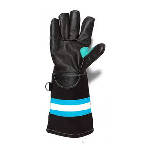 Guantes de bombero de calidad a precio de venta caliente Guantes de bombero de cuero de calidad a precio de venta al por mayor en color sólido - Product Image 3