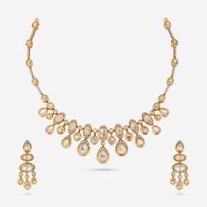สร้อยคอแต่งงานแบบคุนดัน สวยสง่าและเปล่งประกาย - Product Image 1