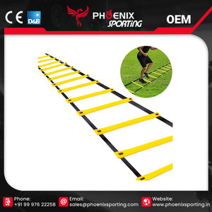 Nouvelle échelle en plastique à Super vitesse pour l'entraînement sportif sur le terrain (4 mètres, jaune, noir) - Product Image 6