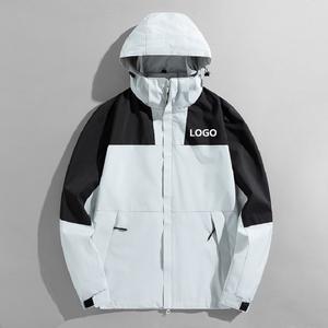 Unisex High Quality Winter Sportswear Men's Waterproof <b>Jacket</b> <b>with</b> Windproof Hood Stand Collar Full <b>Zipper</b> Decorative <b>Pocket</b> - Product Image 4