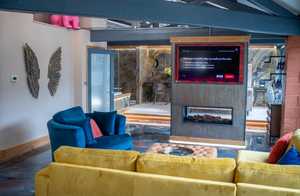 Decora Wall PRINCTON 032แผ่นผนังไม้สัก,แผ่นผนังหุ้มไม้สักสำหรับตกแต่งผนังกันน้ำ - Product Image 5