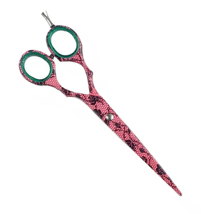 Tijera de corte de pelo de peluquero de acero metálico de 5,5 pulgadas por encargo, tijera de corte de pelo de belleza, tornillo ajustable, hoja de acero inoxidable - Product Image 6