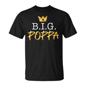 Two Legit to Quit Poppa Decorations Boy 2Nd Birthday Hip Hop T-Shirt T-shirts promotionnels - Product Image 2