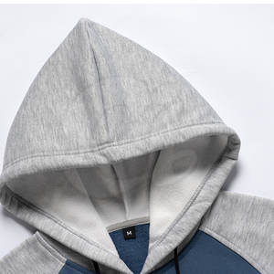 Venta directa de fábrica Sudaderas con capucha a prueba de viento de lana mezclada de algodón informal para hombre con MOQ bajo para invierno - Product Image 4