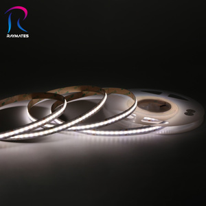 Tira de Luces LED COB RGBW Multicolor Flexible de Alta Densidad sin Puntos RAYMATES 24V 840leds/m DC24V para Decoración de Gabinetes del Hogar - Product Image 4