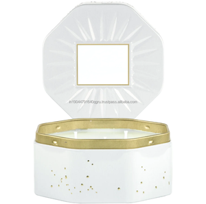 Premium Quality Octagon Shape Wax Filled Jar Candle - Product Image 5