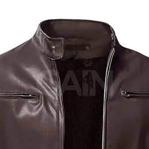 Factory Manufacture New Arrival <b>Long</b> Sleeves Men <b>Leather</b> <b>Jacket</b> Customized Wholesale Winter <b>Jacket</b> - Product Image 5