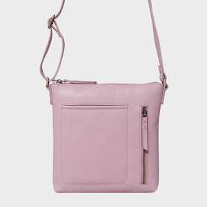 Pastel de alta calidad para Pink Pebble Grain Bolso cruzado de cuero genuino Estilo vintage Geométrico Top Proveedor indio Fabricante - Product Image 6