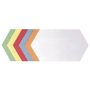 Tarjeta de moderación FRANKEN, papel reciclado 100%, 29.7 x 16.5 cm, 130 g/m², colores surtidos, 500 unidades/paquete, producto de papel para oficina - Product Image 1