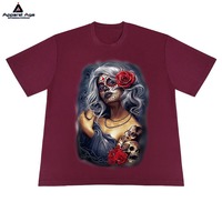Vente chaude décontracté graphique T-shirt femmes robe 100% coton Logo personnalisé T-Shirts dames surdimensionné T-shirt pour les femmes