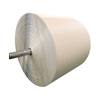 PE-beschichtete Papierrolle 150-350g/m² aus Frischholzfasern, einseitig beschichtet, für Getränkebecher-Druck