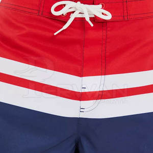 กางเกงขาสั้นชายหาดของผู้ชายกางเกงขาสั้นผ้าฝ้ายแบบลำลองบริการ OEM ดีไซน์ตามสั่ง - Product Image 6