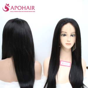 Vente en gros de haute qualité 13x6 perruque frontale droite couleur noire Remy extensions de cheveux vietnamiens - Product Image 3