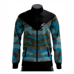 Survêtement d'entraînement pour hommes, sweat à capuche zippé à manches longues, vêtements de sport personnalisés pour hommes - Product Image 3