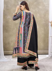 Meilleures ventes : Ensemble Salwar Kameez pakistanais en mousseline de coton épaisse imprimée, de fournisseur indien, pour tenues décontractées et de soirée, aux meilleurs prix - Product Image 4