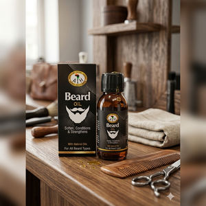 Aceite Natural para Barba a Base de Hierbas, Calidad Premium, Aceite para el Cuidado Masculino, Hidratante, Venta al Por Mayor, Suministro a Granel, Marca Privada - Product Image 3