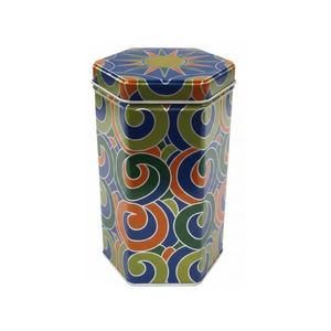 Decorative Hexagon <b>Tinplate</b> Box for Chocolates and Cookies Custom Printed Packaging Container with Custom Color Food Grade - Product Image 4