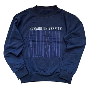 Howard University Alumni personnalisé imprimé numérique respirant Polyester/coton hiver sweat unisexe collège grande taille hommes - Product Image 1