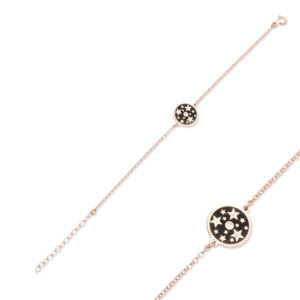 Enamel Star Design <b>Bracelet</b> Turkish Wholesale Handcraft 925 Sterling <b>Silver</b> Jewelry - Product Image 1